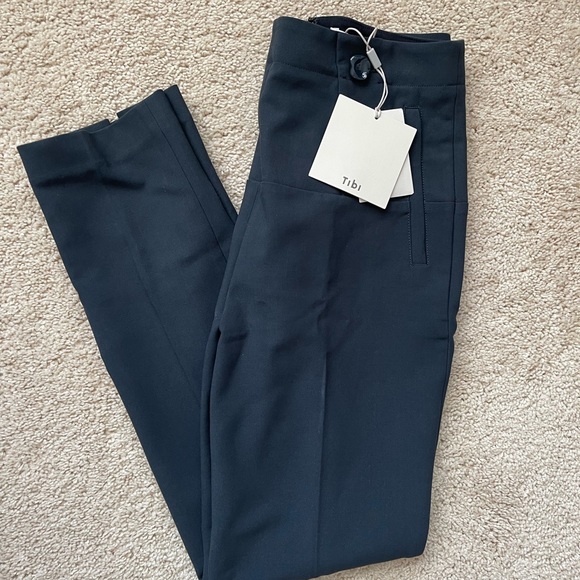 TIBI ANSON STRETCH TAILORED PANTS - Picture 3 of 7